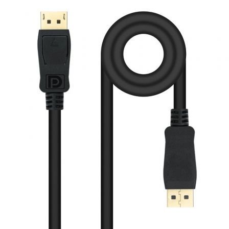 Nanocable Cable DisplayPort 1.4 DP/M-DP/M 1m Negro Nanocable Cable DisplayPort 1.4 DP/M-DP/M 1m Negro